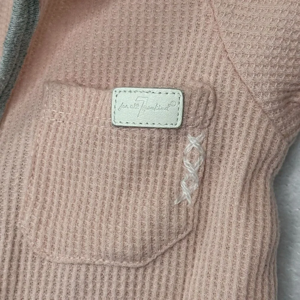 Baby Girl 7 for all‎ Mankind 3-6 Month Coverall One Piece Pink